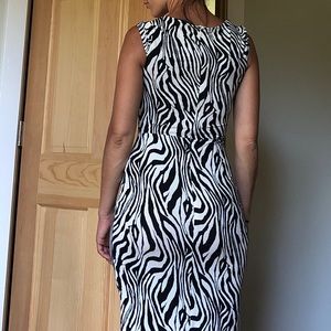 Zebra print dress